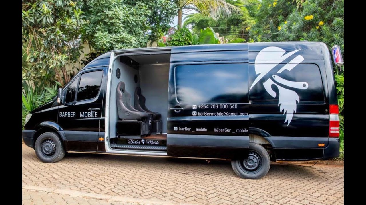 I converted my SQ into a barber shop now I can shave anyone around Nairobi Mobile barber YouTube