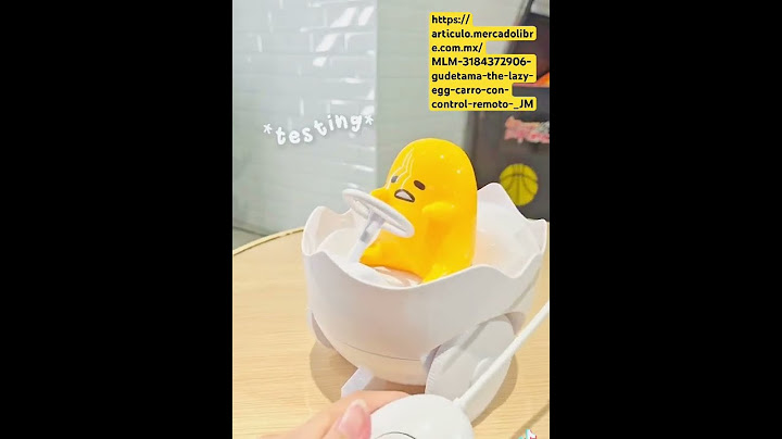 Gudetama the lazy egg remote control vehicle