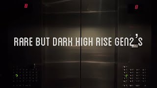 RARE but DARK High Rise Otis Gen2 Traction Elevators at the Loews Hotel Atlanta, GA