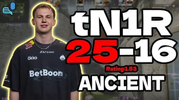 tN1R (25-16) | ancient FACEIT EU +VOICE | Rating 1.53 | Oct 26, 2025