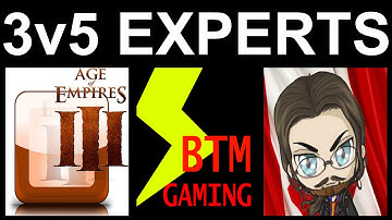 Age of Empires III: 3v5 EXPERTS [p2] [w/ BigThunderMan & MahDryBread]