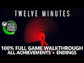 Twelve Minutes - 100% Full Game Walkthrough - All Achievements, Collectibles, and Endings