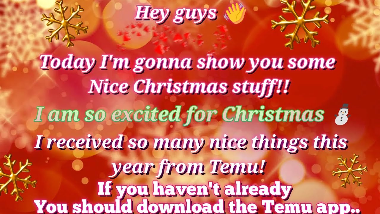 Temu Best selling products for CHRISTMAS ⛄ YouTube