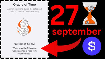 When was the Ethereum Constantinople hard fork implemented | question of the day | 28 september