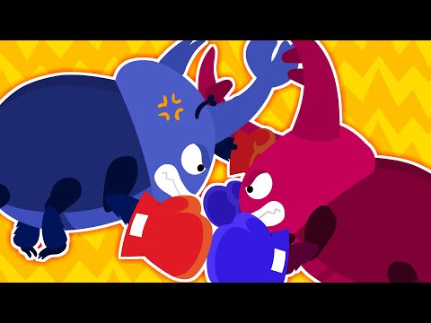 Beetle Battle Song | The King of Insects | Rhino vs. Stag | Animal Nursery Rhymes & Kids Songs