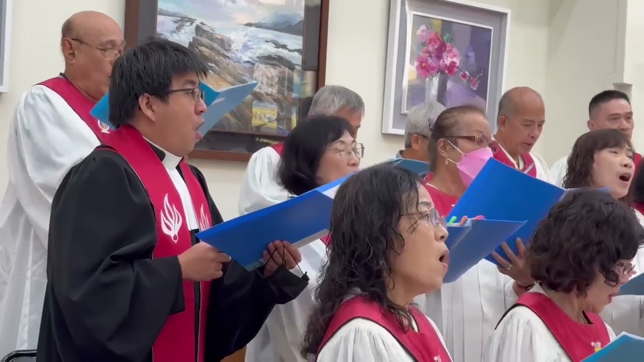 正忠教會 忠心僕人 愛唱台語四部的聖歌隊