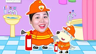 Wolfoo and Mommy Became Firefighters - Parody The Story Of Wolfoo Family | Woa Parody