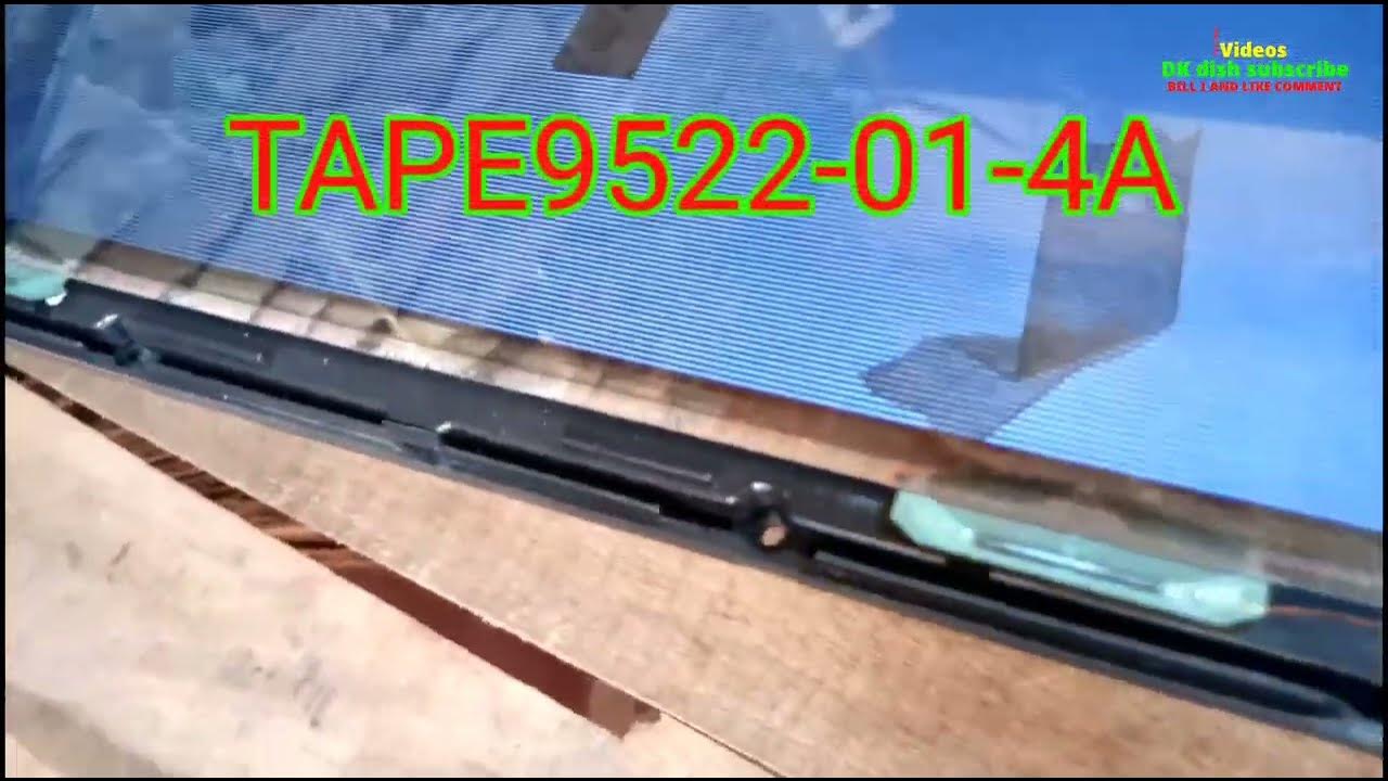 China LED 32 inch no display backlight on panel problem tape9522014a