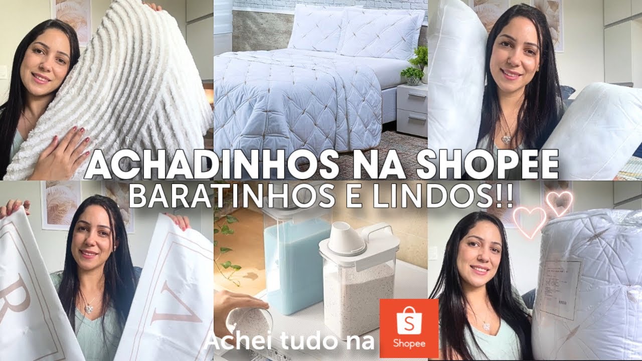 🛍️COMPRINHAS NA SHOPEE QUE REALMENTE VALE A PENA! PARECEM DE LOJA CARA 😱| TUDO LIDO E BARATO!?