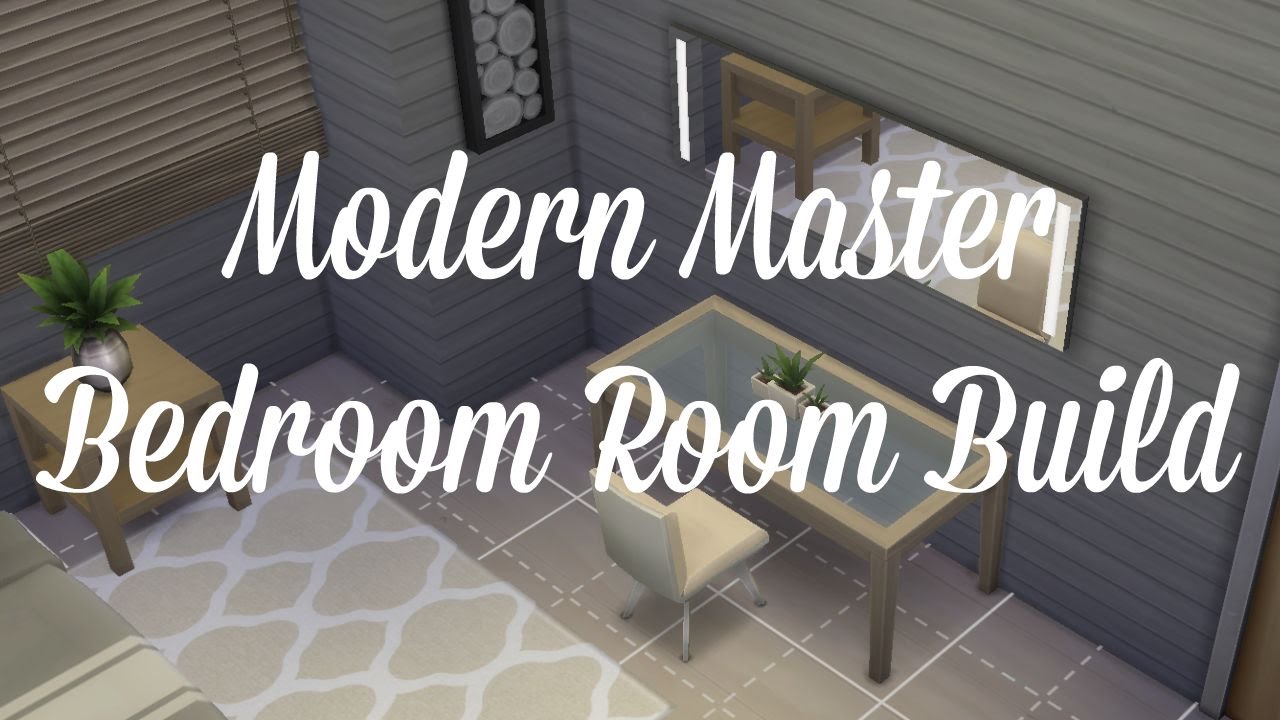 The Sims 4 Room Build Modern Master Bedroom With Ensuite