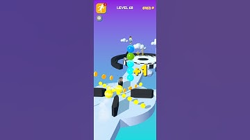 Stack Rider level 68 - Gameplay Walkthrough | iOS,Andriod #shorts #kid #trollgamerz