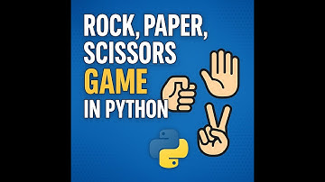 Your First Python Game! Rock, Paper, Scissors in Python Tutorial