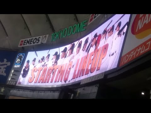 2016.04.22 巨人対DeNA 巨人スタメン発表