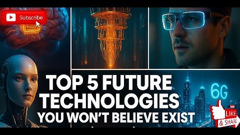 Top 5 Technologies you won