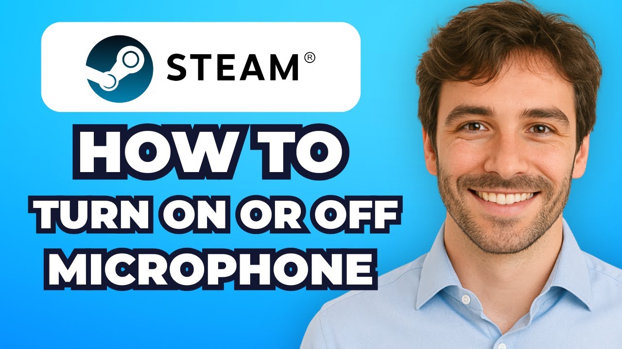 How to Turn on/off mic on Steam - YouTube