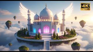 Heavenly Realms | Fantasy Sky Palace 4K | Celestial Palace Tour in 4K | Dreamlike Fantasy Ambience