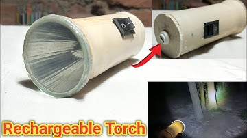 किसानो के लिए वरदान जरूर देखें😎| How to make Rechargeable Torch🔦 at home