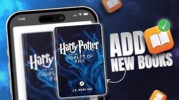 How to Add New Books to iPhone Books App | How to Add PDFs to Apple Books App