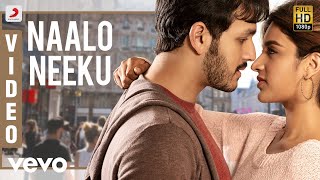 Mr. Majnu - Naalo Neeku Telugu Video | Akhil Akkineni, Nidhhi | Thaman S  Image