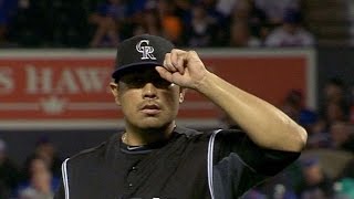 COL@NYM: De La Rosa picks up his 100th career win