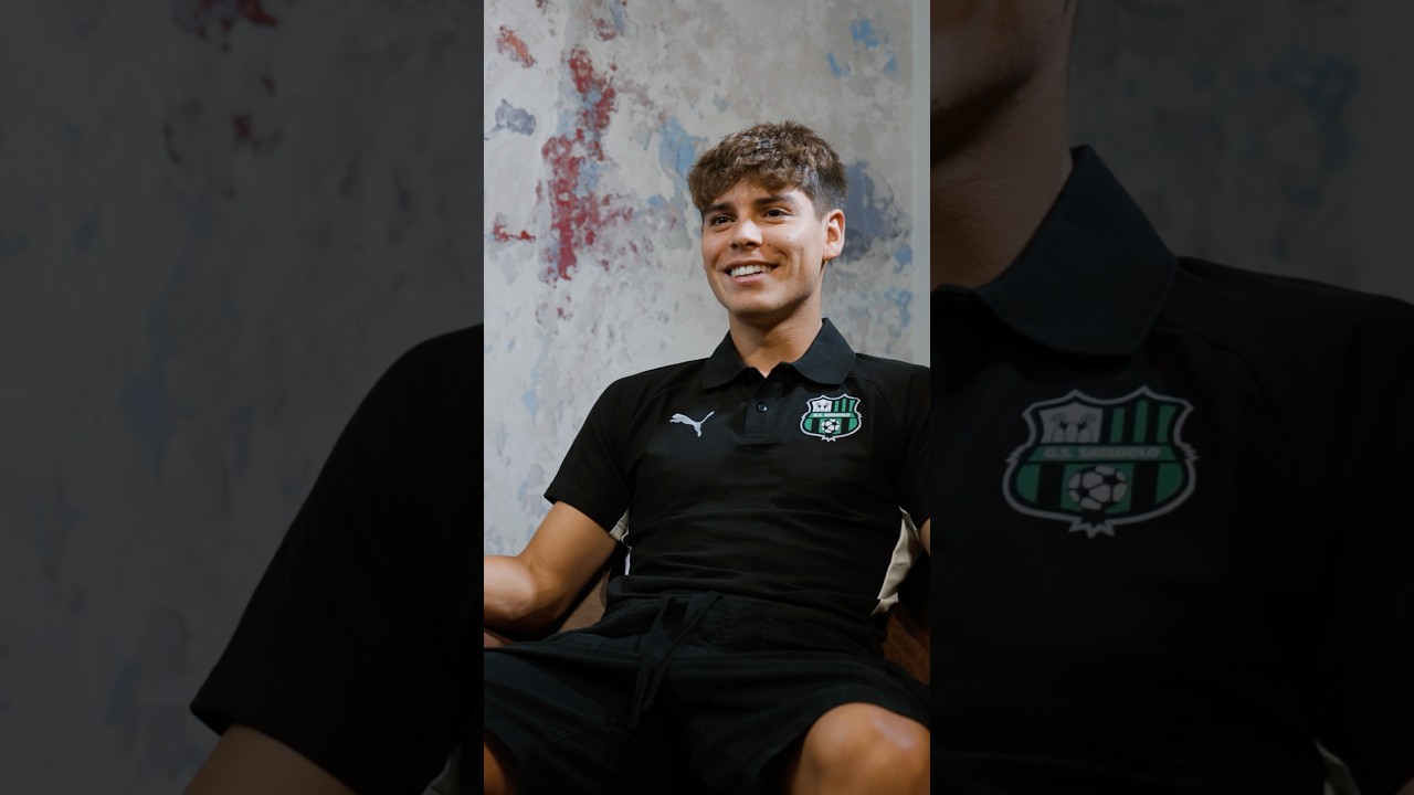 Domínguez si presenta 🎙️Guarda ora l’intervista completa su Sassuolo Channel🎥 #ForzaSasol 🖤💚