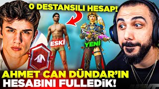 AHMET CAN DÜNDAR'IN HESABINI FULLEDİM!! 😱 (DESTANSI GÖSTERİŞİ ALDIK!) | PUBG MOBILE