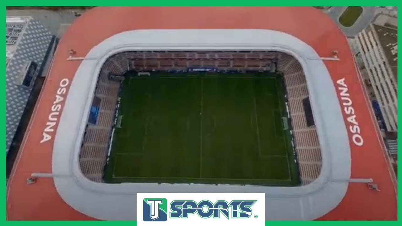 Una vuelta en DRONE dentro del estadio El Sadar del CA Osasuna, ELEGIDO el MEJOR del mundo en 2021