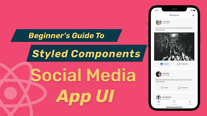 Getting Started with Styled Components | Social Media App UI using Styled Component in React Native