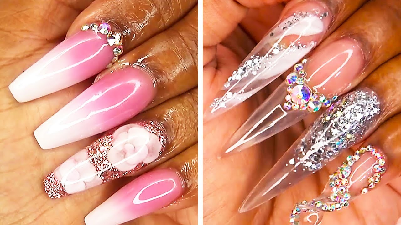 Trending Nail Art Ideas For Acrylic Nails Youtube