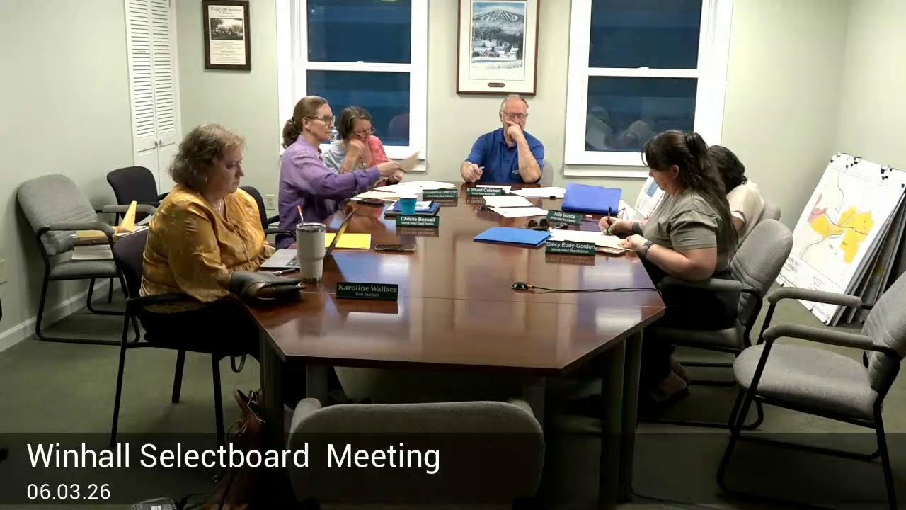 Winhall Select Board 06.03.26