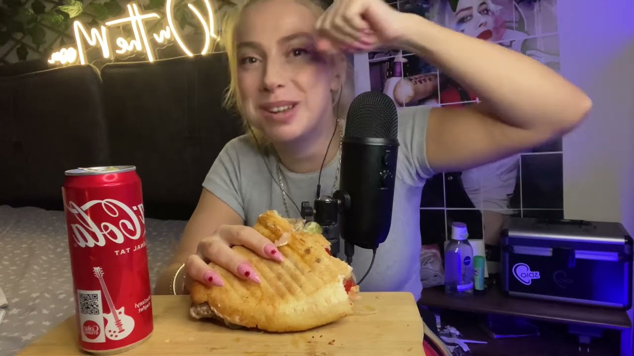 KÖFTE EKMEK MUKBANG | TIRNAKLARIMI YAPTIRIYORDUM 😨