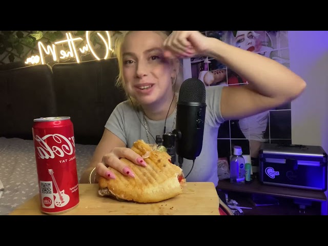 KÖFTE EKMEK MUKBANG | TIRNAKLARIMI YAPTIRIYORDUM 😨