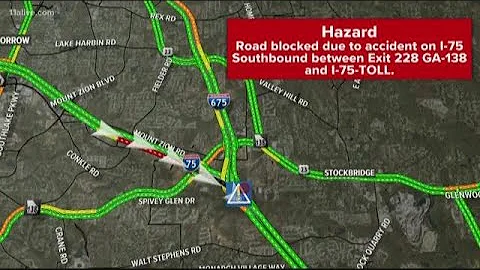 All lanes shutdown on I-75 SB due to crash