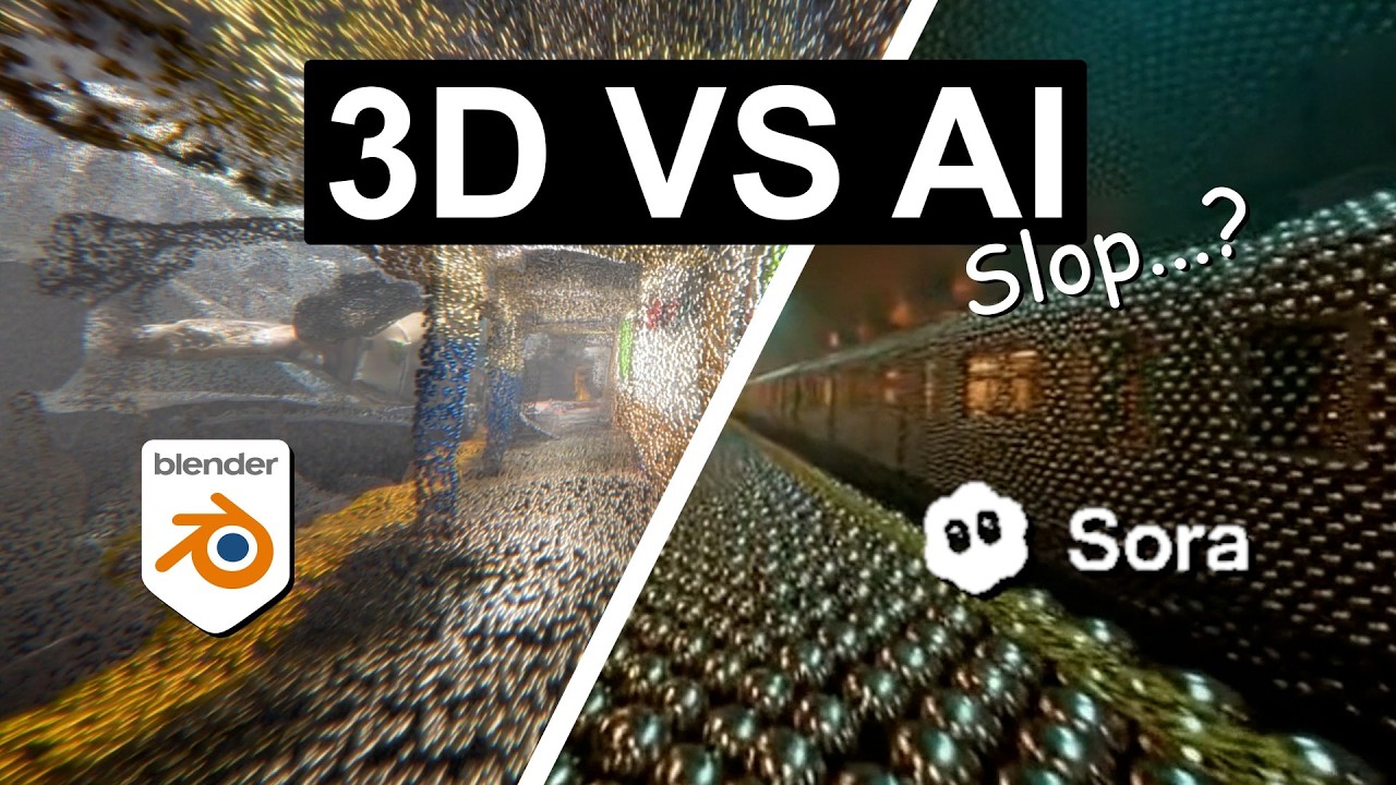 Всё кончено? ИИ против 3D-искусства: сравнительный тест