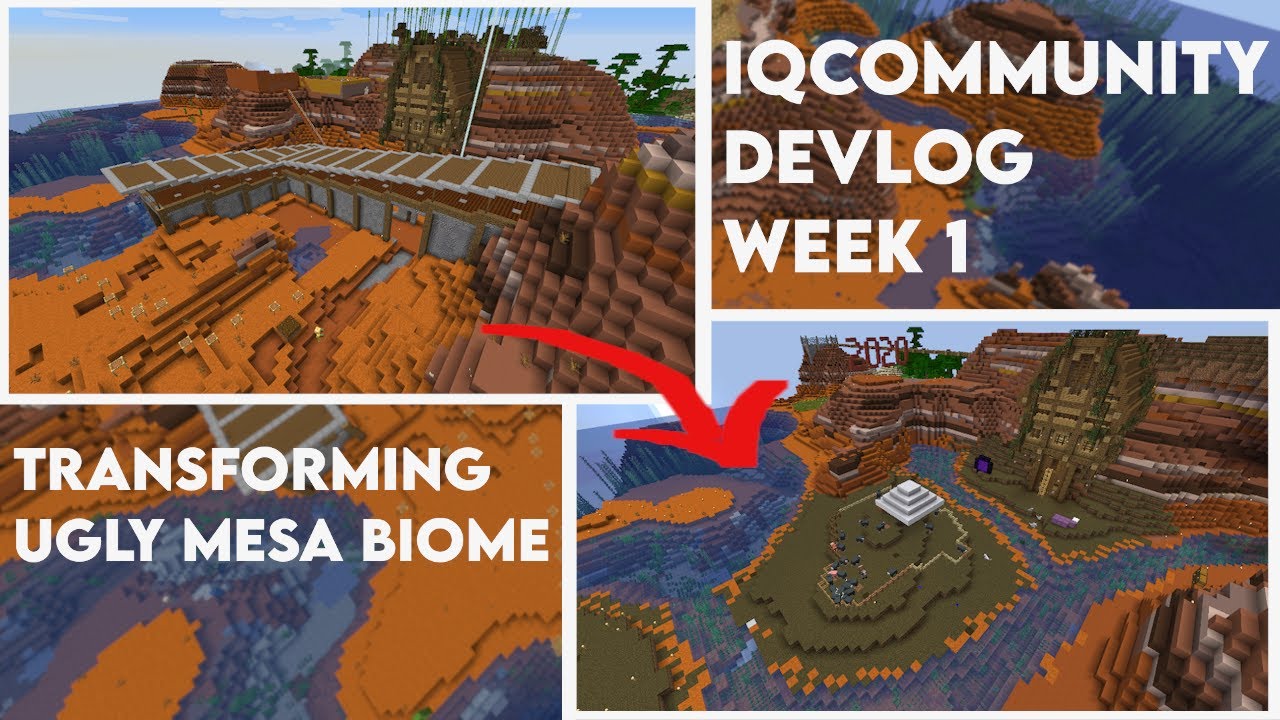 Terraforming a Mesa biome | Devlog Week 1 IQcommunity - YouTube