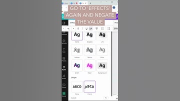 ✒Wavy Text In Canva Tutorial! #shorts #canva #canvatips