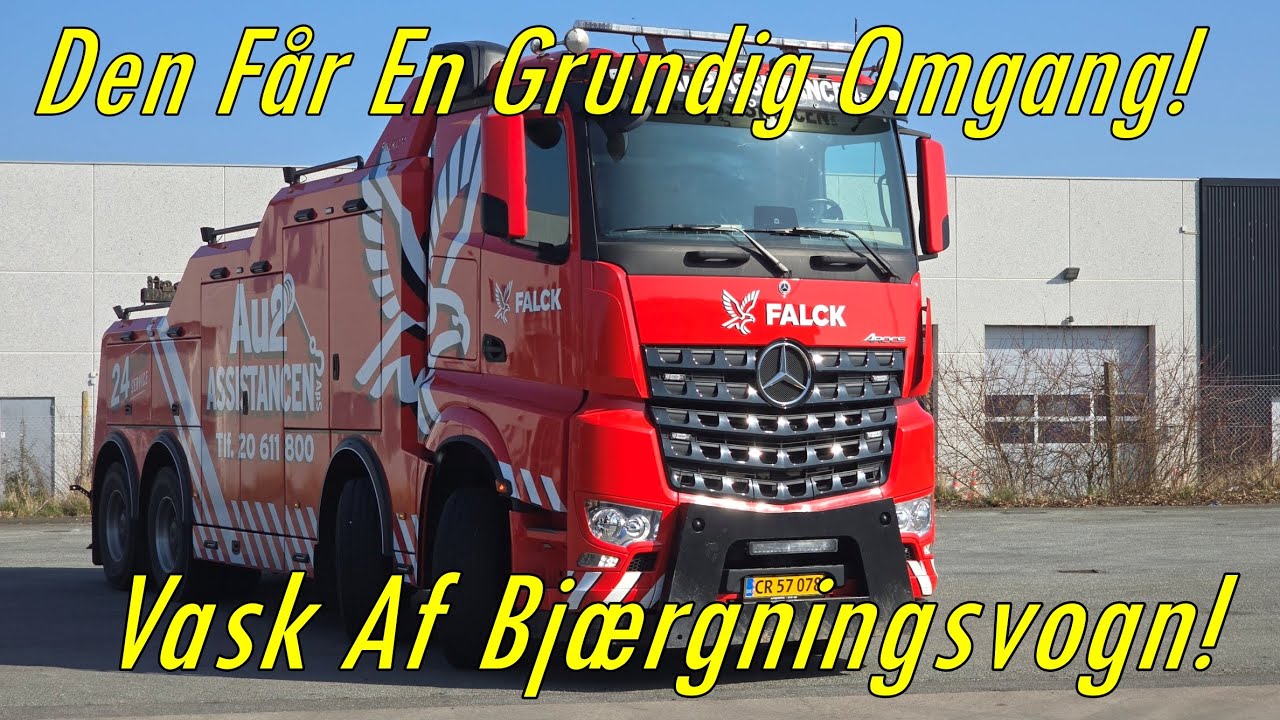 Den Får En Grundig Omgang! - Vask af bjærgningsvogn POV