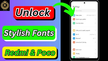 How to Change Font In Redmi || Poco Ke Phone Me Font Kaise Change Kare