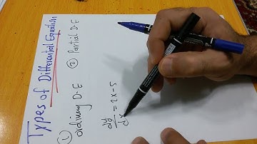 Differential Equations 1: What is a differential equation (D.E)? ما هي ألمعادلة ألتفاضلية؟