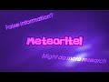 no clue about meteorite