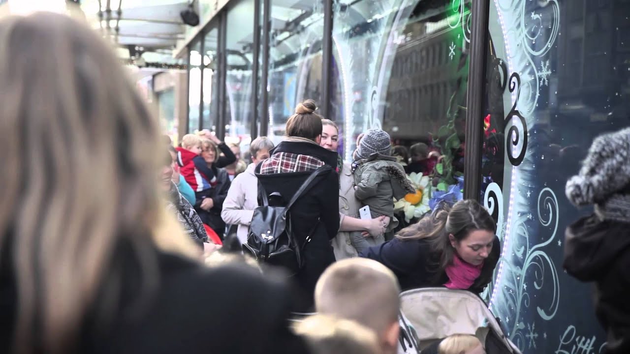 Fenwick Newcastle - Enchanted Forest Xmas Window Opening 2013