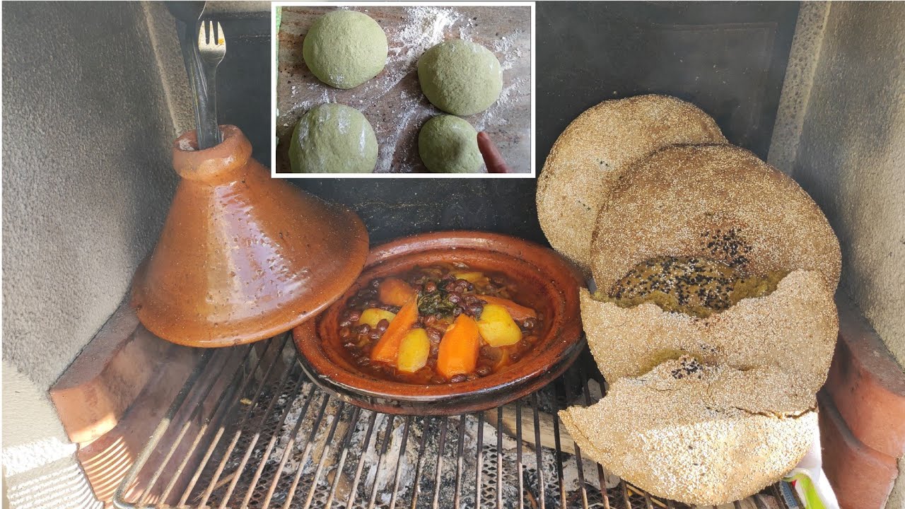 خبز بالسبانخ روعة👌🏻😋