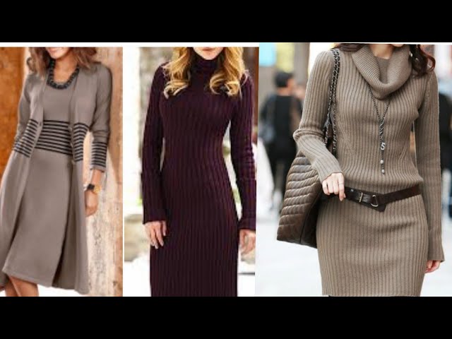 Latest Winterwear One Piece Dress Ideas Long Dresses Winterwear Latest Fasion Youtube