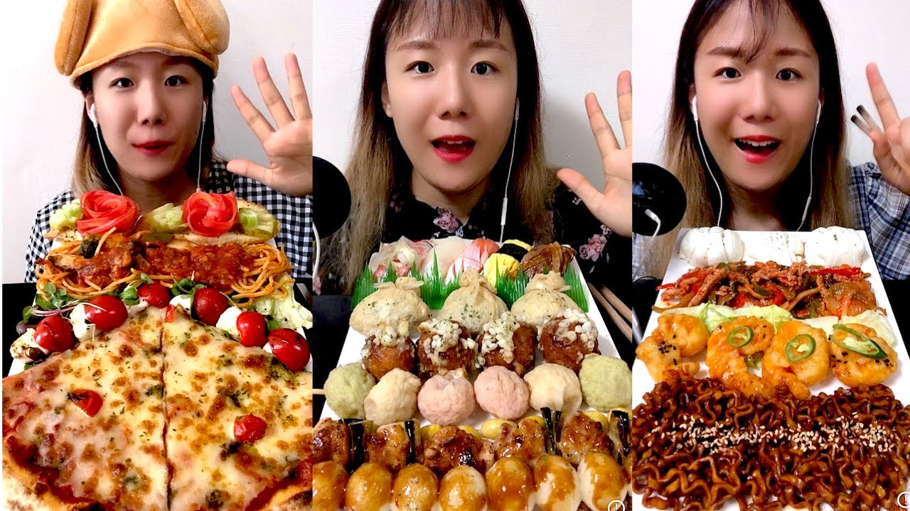 틱톡 나라별  한판만 리얼사운드 먹방ㅣItaly, Japan, China Tiktok realsound mukbang ASMR