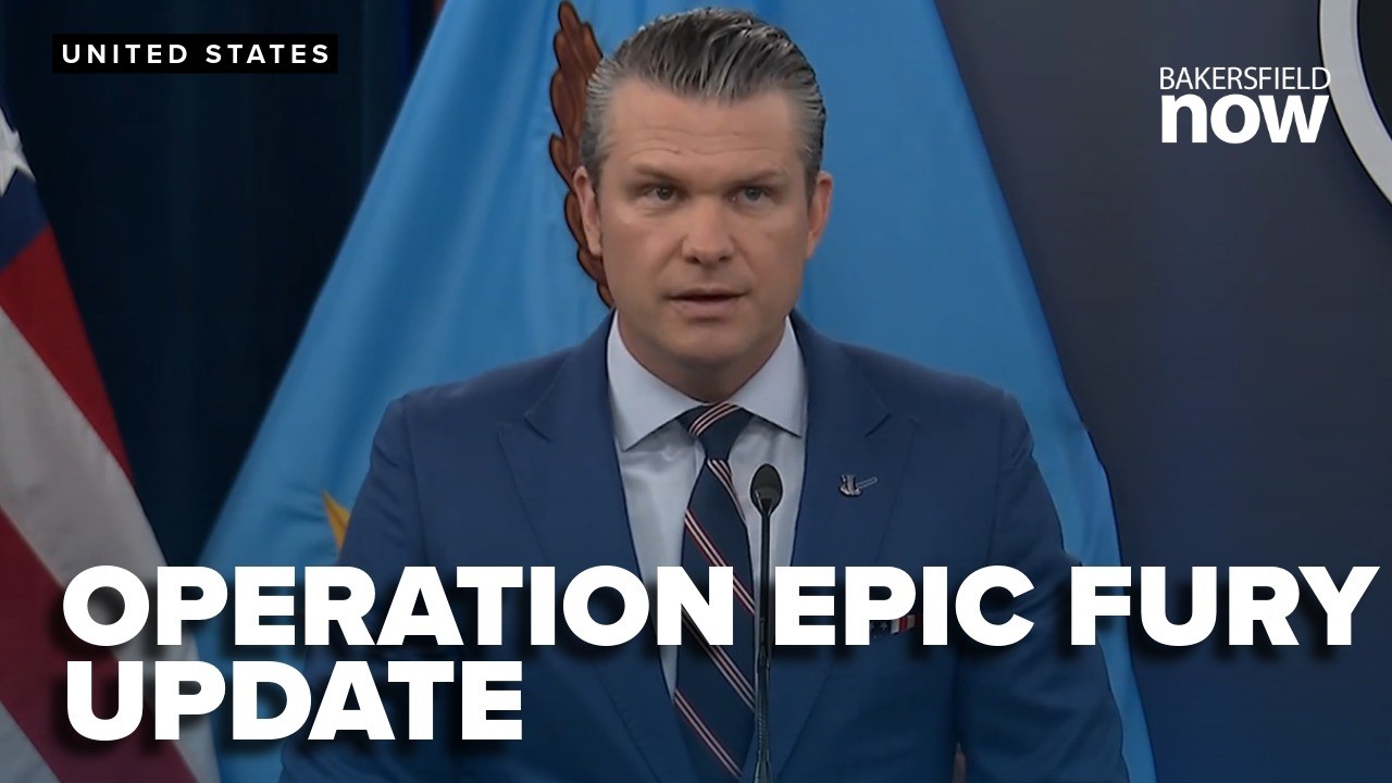 Defense Secretary Pete Hegseth and Gen. Caine gives Operation Epic Fury update