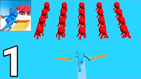 Cut ’em All: Samurai Dash - LEVELS 1 to 20 Walkthrough Gameplay Part 1 iOS/Android