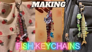 Fish keychains tutorial / Keychains from fishing lures