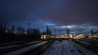 Fast Train 2601 Leaving Sofia Central Station | Skoda 44 088 | January 2022
