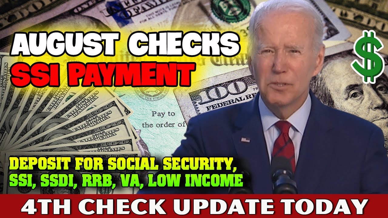 SSI PAYMENT - Stimulus Check 4th Update Today AUGUST 2022 - YouTube