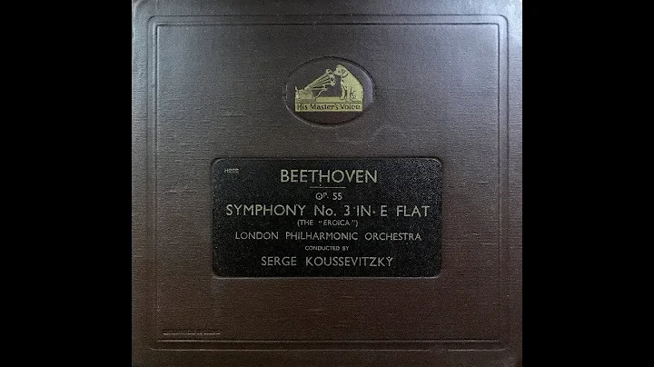BEETHOVEN SYMPHONY No. 3.    ALBERT COATES